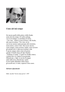 Uomo del mio tempo