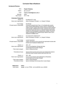CV frabetti Federica - istitutoematologicoseragnoli.it