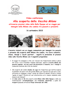 Alla scoperta della Vecchia Milano