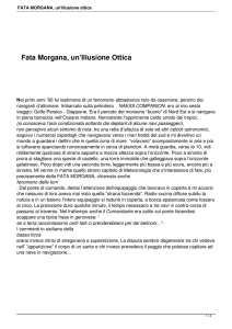 FATA MORGANA, un`illusione ottica