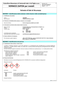 VERNICE ZAPON per metalli