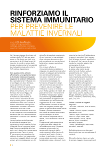 Leggi come puoi aiutare il tuo sistema immunitario con