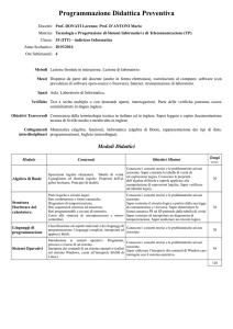 3F, TP, Prof Lorenzo Donati