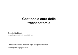 Gestione e cura della tracheostomia