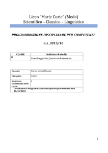 1bl-ita-musante - Liceo Marie Curie Meda