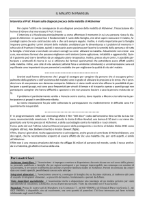 Il malato in famiglia