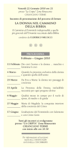 La donna nel cammino della Bibbia
