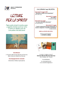 Pagine scelte da testi di narrativa, poesia Pagine scelte da testi di