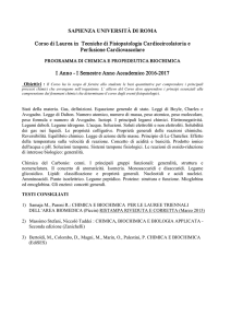 programma di chimica e propedeutica biochimica - e