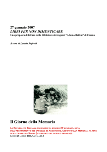 La Repubblica Italiana riconosce il giorno 27