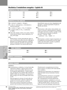 Biochimica: il metabolismo energetico • Capitolo B3