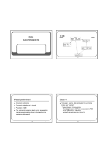 SQL: Esercitazione - Isa-Cnr