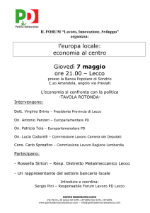 l`europa locale - PD Regione Lombardia