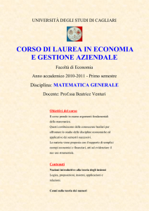 corso di laurea in economia e gestione aziendale