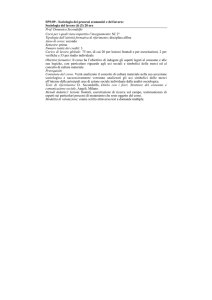 SPS/09 - Sociologia dei processi economici e del lavoro: Sociologia