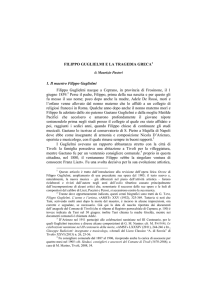 Maurizio Pastori, Filippo Guglielmi e la tragedia greca, «Annali del