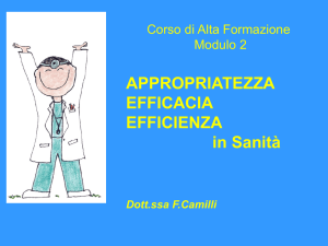Efficienza e efficiacia
