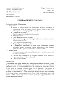 programmazione iniziale - Binel