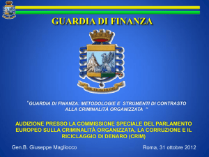 SERVIZIO CENTRALE INVESTIGAZIONE CRIMINALITA
