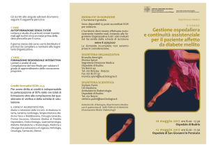 Brochure e scheda di iscrizione