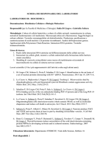 Biochimica Cellulare e Biologia Molecolare