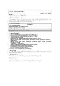Calcolo delle probabilità - e