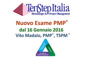 Nuovo Esame PMP - TenStep Italia