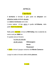 AFRICA il territorio