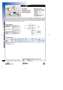 Contatto magnetico per porte blindate CONT A TTI MAGNETICI DA