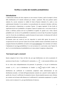 Dispensa Test-Verifica delle ipotesi
