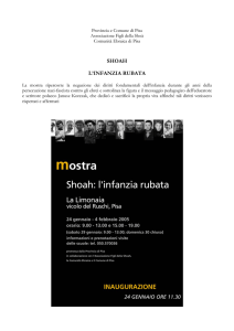 Mostra SHOA`: L`INFANZIA RUBATA - OSP