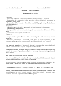 Anno scolastico 2016\2017 Insegnante : Pastore Anna Maria