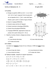 Verifica 11 del 30 aprile 2015.