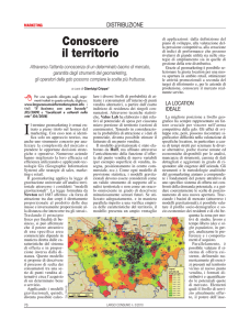 Geomarketing Gdo conoscere il territorio pdf