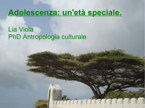 Adolescenza: un`età speciale.