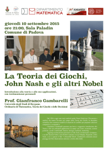 La Teoria dei Giochi,