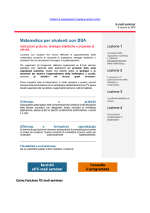 matematica per alunni DSA