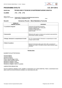 programma svolto as 2011/2012 - Istituto Tecnico Industriale Enrico