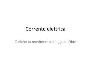 Corrente ele/rica - Macroarea di Scienze