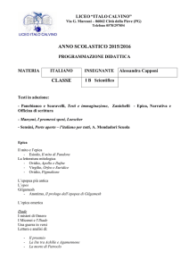 Lingua e letteratura italiana