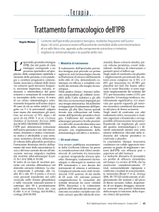 Trattamento farmacologico dell`IPB