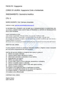 corso di laurea