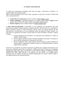 DIETE VEGETARIANE
