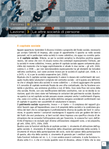 Lezione 3 Le altre società di persone