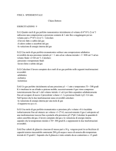FISICA SPERIMENTALE Chiara Bottero ESERCITAZIONE 9