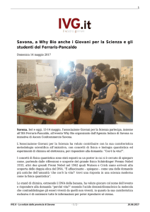 IVG.it – Le notizie dalla provincia di Savona
