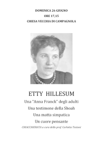 etty hillesum - Liceo Lussana
