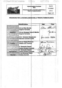 Procedura riconciliazione - azienda sanitaria provinciale di enna