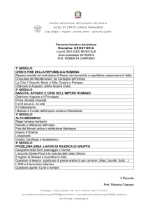 storia e geografia - Liceo Carlo Rinaldini