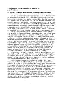 La facciata continua: definizione e caratteristiche funzionali Le